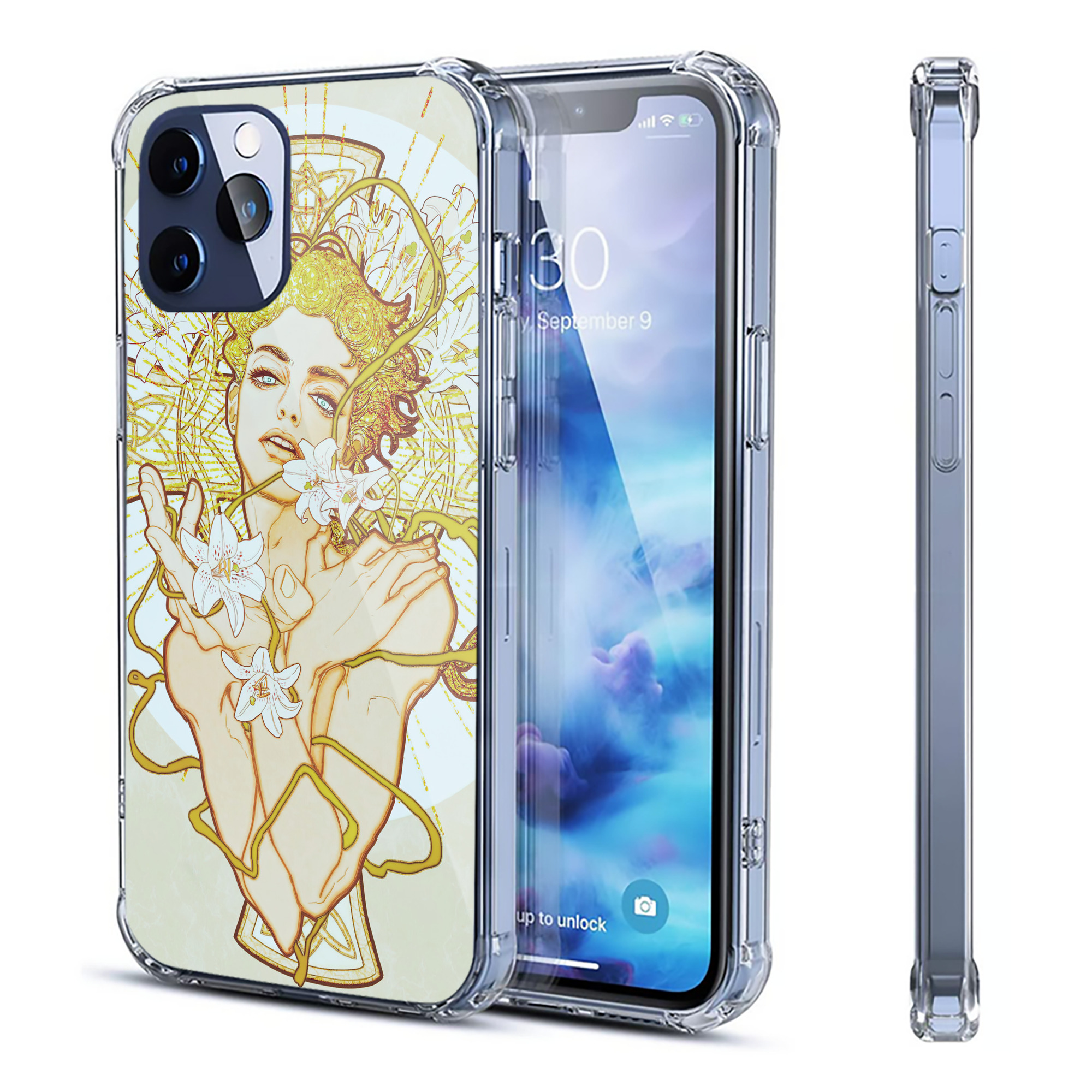 （画像用） ジョジョの奇妙な冒険 JoJo's Bizarre Adventure 【iPhone 12シリーズ対応】透明スマホケース（クリアソフトケース）